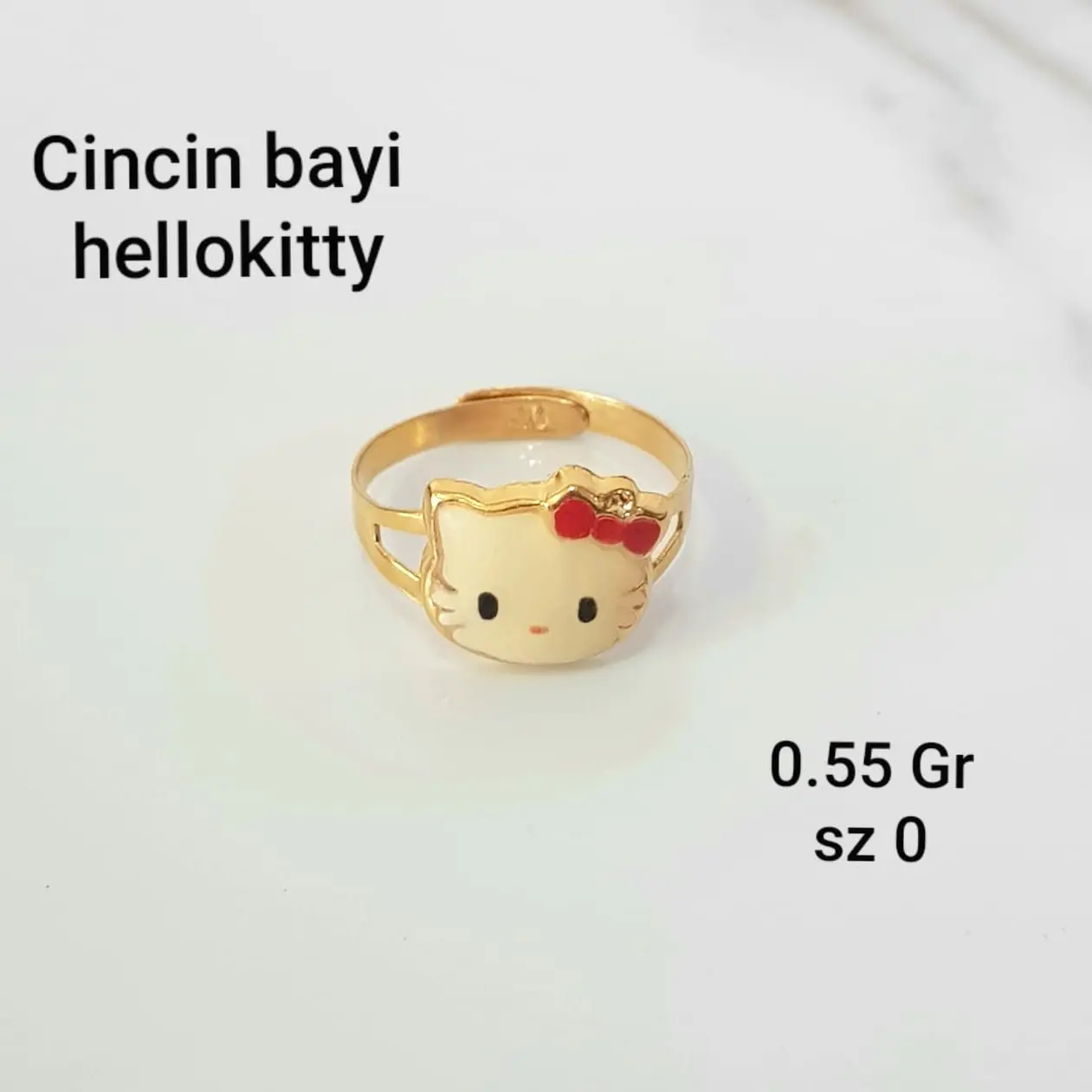 cincin anak hello kity 16 karat