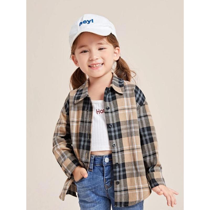 Product Introduction of Motif Best seller Atasan kemeja anak bahan katun flanel untuk usia 3-13 Fashion 6