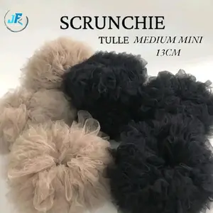 Scrunhie Cepol Hijab Anti Pusing / Ikat Rambut Wanita Ukuran Medium Mini 13cm Terlaris Karet Premium Tille softul Scrunchie