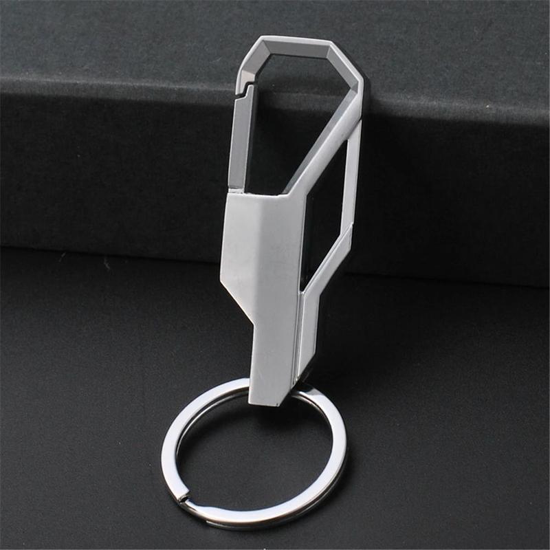 High Quality Metal Key Chain Classical Simple Keyring Bag Accessories 7