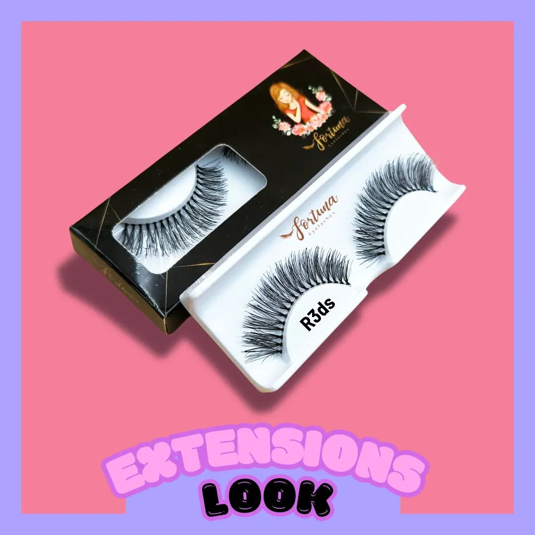 Bulu Mata Palsu 3d Tebal dan Lentik Cat Eyes Look | Kode R 3ds