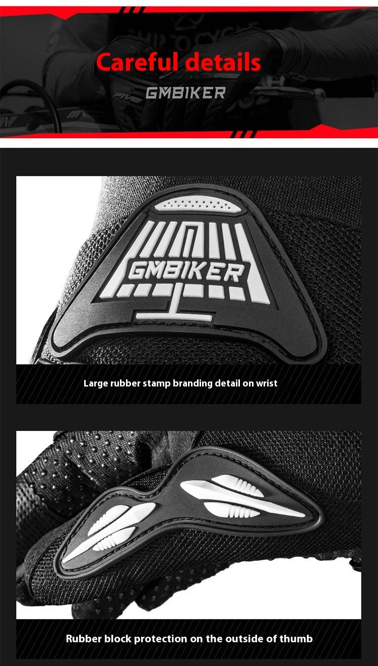 Product Introduction of Motorbike Gloves Breathable Protective Touch Screen Summer Electric Car Cycling Motorcycle Riding Equipment Full Finger Four Seasons Thin 14