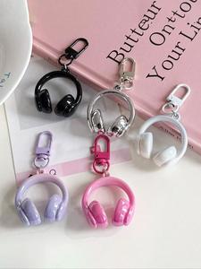 Mini 3D auriculares colgante para mochila, casual, elegante, creativo y a la moda; regalo para amigos, colegas, familiares, parejas y mejores amigos; accesorios novedosos para hombres y mujeres.