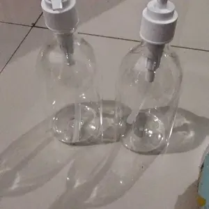 Botol pump 250ml oval | botol shampoo | botol body wash natural tumbler straw