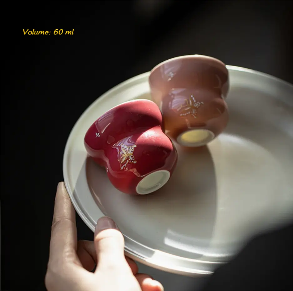 Female master cup,kongfu tea set,premium porcelain,gourd tea cup,exquisite small water cup