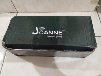 Product Review of JOANNE Flyknits Flat Shoes Wanita JN3031 Black Merah from s**5 0