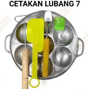 BL - PROMO Cetakan Lubang Isi 7 / Cetakan Kue Apem / Cetakan Cilor Maklor / Cetakan Kue Bikan Coro Bikang / Cetakan Serabi / Cetakan Kue Lumpur / Cetakan Telur