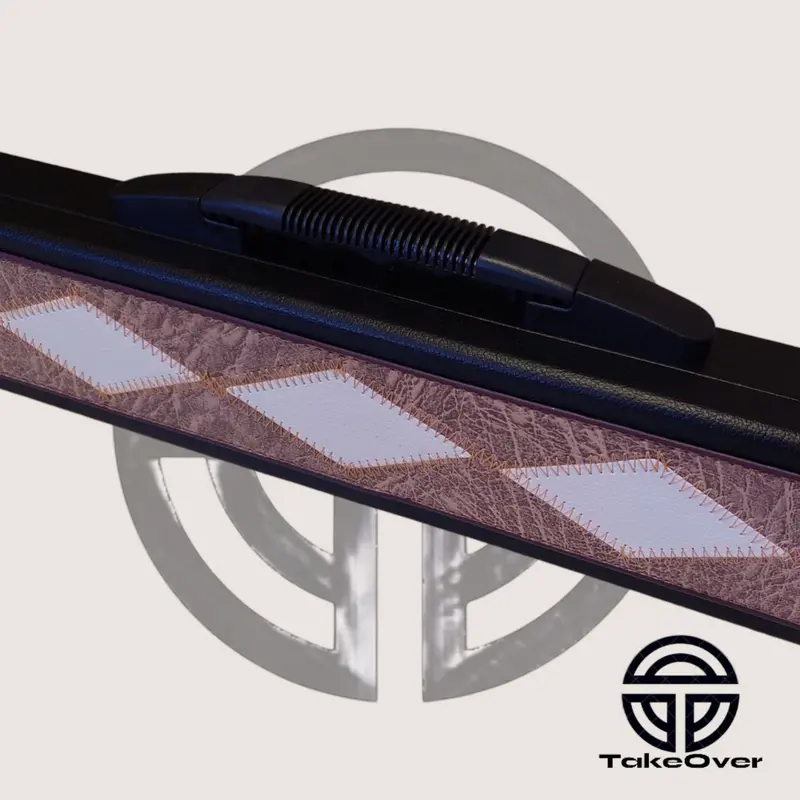 Tas Koper Stick Billiard Cue 1x1 Hard Case Motif 1