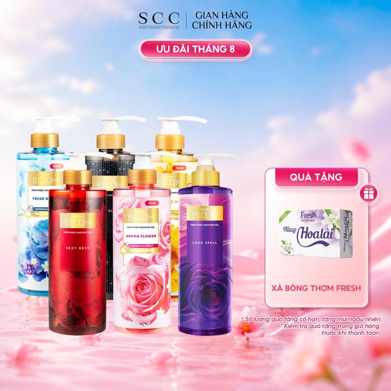 Sữa Tắm Nước Hoa CINDY BLOOM Hương Thơm Ngọt Ngào Làm Sạch Dịu Nhẹ 640g Quà Tặng Bạn Gái Suatamnuochoa Suatamcindybloom