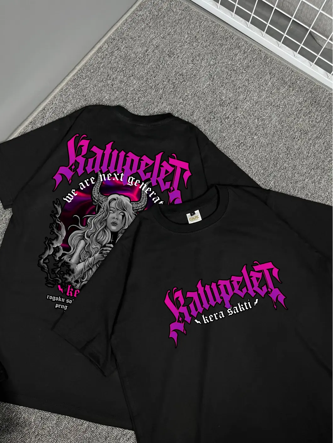 KAOS BAJU IKSPI RATU PELET DISTRO 1980 KAOS KERA SAKTI Kerah Panjang