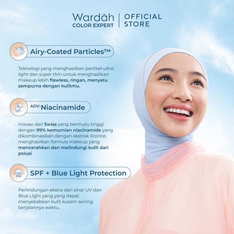 (Sachet/Travel Size) Wardah Lightening Foundation SPF40 PA+++ 6ml 4