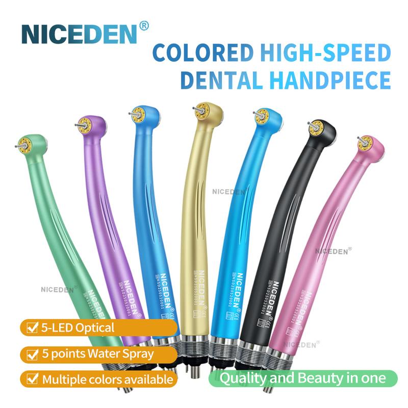 NICEDEN Handpiece 5 LED High Speed 5 Points Water