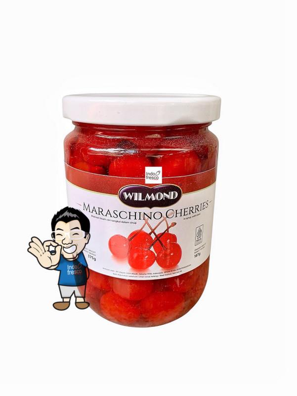Gambar Wilmond Maraschino Cherries In Syrup With Stem- Cherry Ceri Tangkai 375 g dari IndoFresco Kota Administrasi Jakarta Barat Tokopedia