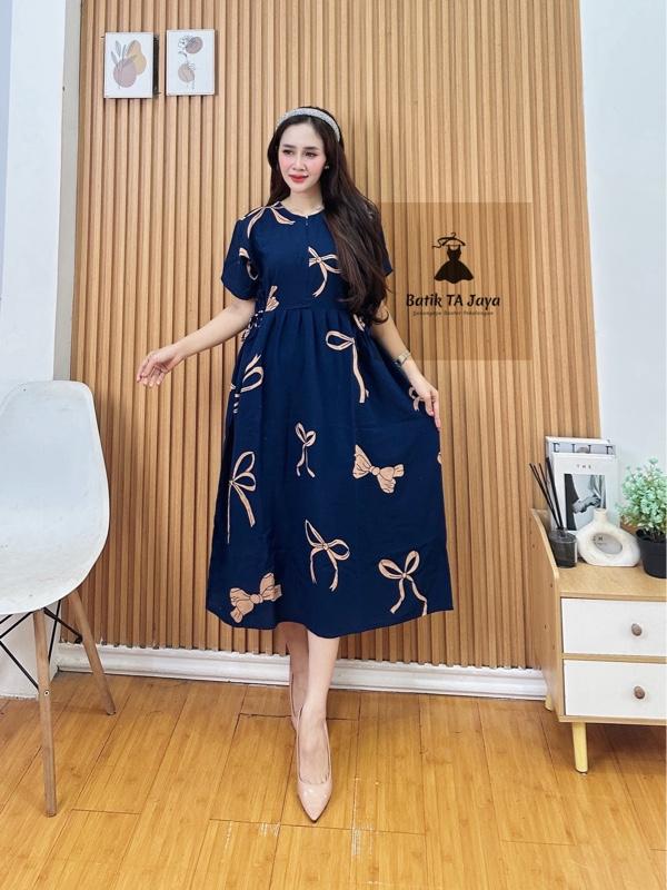 PAKET HEMAT 100 RIBU DAPAT 3 BAJU DASTER CHIBI MOTIF RIBBON // DASTER RAYON TALI PITA // DASTER BUSI BUMIL MODEL KEKINIAN