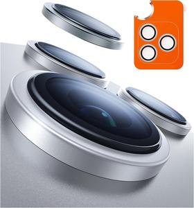 「TORRAS Zerolens」iPhone カメラフィルム MIL-STD-810G ディープブルーげ ZRコート なわずデザイン ゴズミックオレンジ  カメラ保護 【撮影もデザインそのまま・曇らない】 レンズカバー アンチグレア 露出オーバー防止 キズ防止 米軍 MIL 規格 宇宙航空素材 黒縁取り 1セット カメラカバー ゴズミックオレンジ ZeroLens