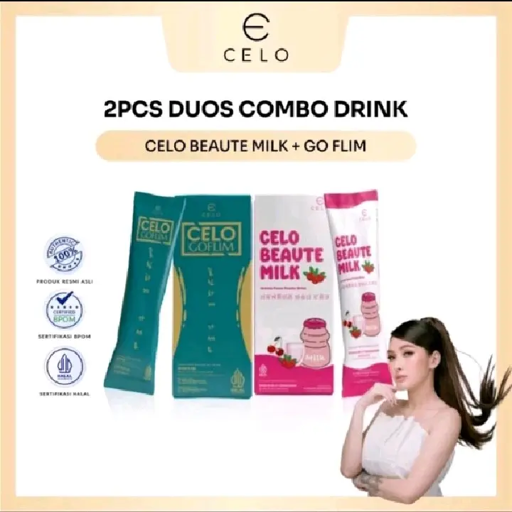 Paket bundle (3) Celo Snow White (L) drink Dewasa 8