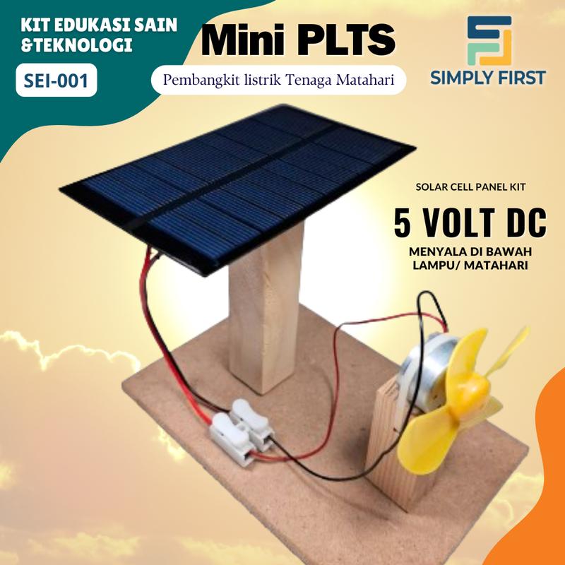 KIT EDUKASI MINI PLTS KIT PANEL SURYA PEMBANGKIT LISTRIK TENAGA ...