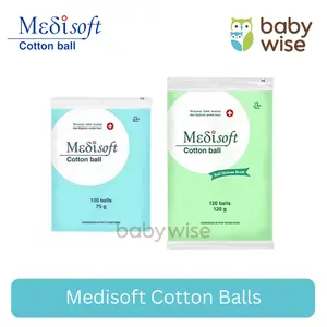 Medisoft Cotton Balls - Kapas Bulat / Kapas Bayi / Kapas Bola