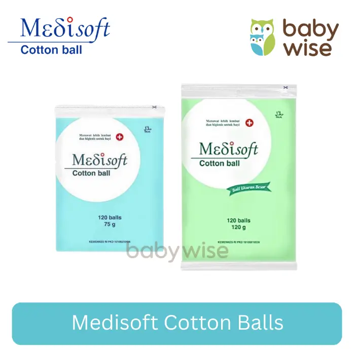 Medisoft Cotton Balls - Kapas Bulat / Kapas Bayi / Kapas Bola