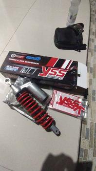 Product Review of Shock Tabung Yss New G-PLUS Smooth Vario 125 Vario 150 Beat Fi Scoopy Fi Vario 110 Fi Spacy Fi 330MM Original Thailand Yss from F**🦋 0