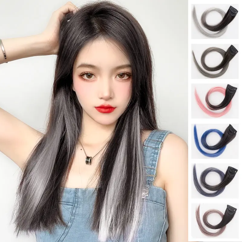 Hair Clip Rambut Palsu Premium wanita Panjang 58cm - 60cm Wig Rambut Warna Fashion Kualitas Premium / MC