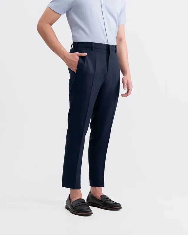 PAKET HEMAT 2 Celana Formal Pria Panjang Bahan kantor kerja formal PRIA Slimfit Dewasa 3