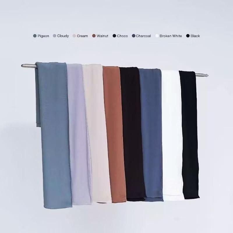 ￼Pashmina Kaos Jersey Premium - Ukuran 180cmX60cm - Bahan Jersey premium 2