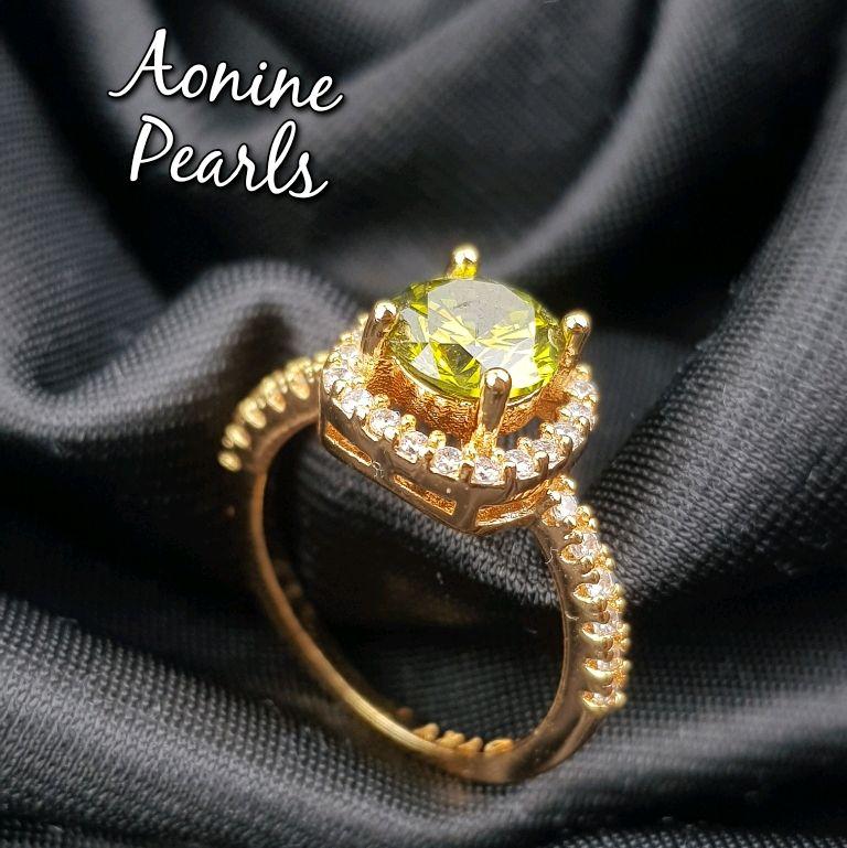 Cincin Batu Zirconia Merah 3