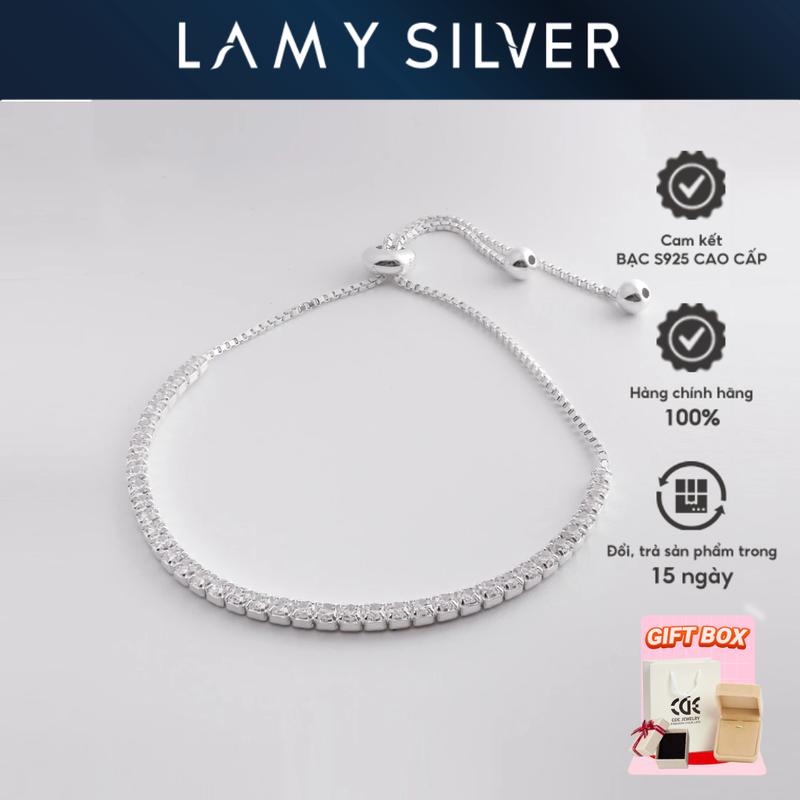   HOT DEAL  Lắc tay LAMY Bạc S925 White Subtle Bracelet Silver 2014 - Trang sức LAMY 