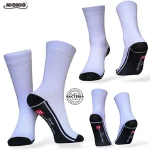 kaus kaki panjang sebetis SD SMP SMA putih telapak premium tebal ANTI BAKTERI uniseks Fashion Katun Nyaman Lembut Sekolah Remaja