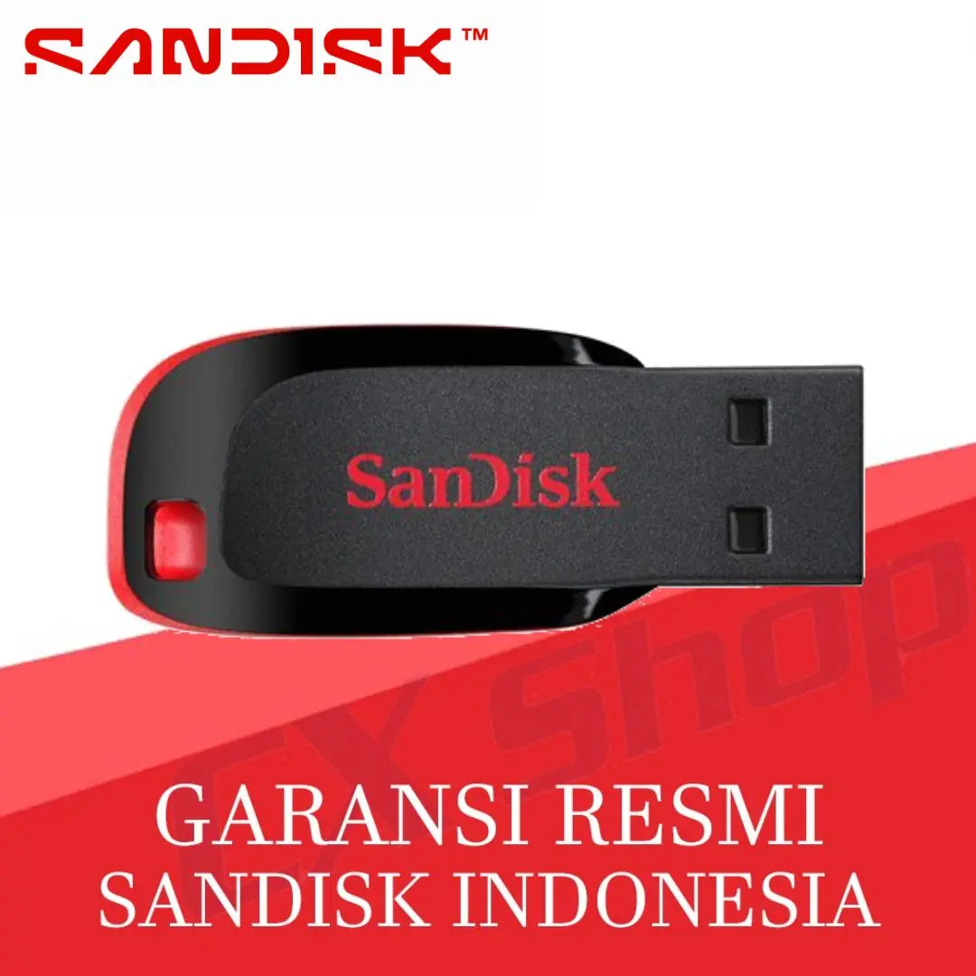 SANDISK Cruzer Blade 128GB CZ50 flashdisk - Garansi Resmi