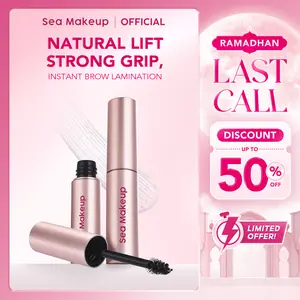 [READY STOCK] Sea Makeup Natural Lift & Strong Grip Browstage Gel - Pomade Alis Transparan Tahan Lama dengan Efek Lifting Natural dan Volume Bervolume - Mascara