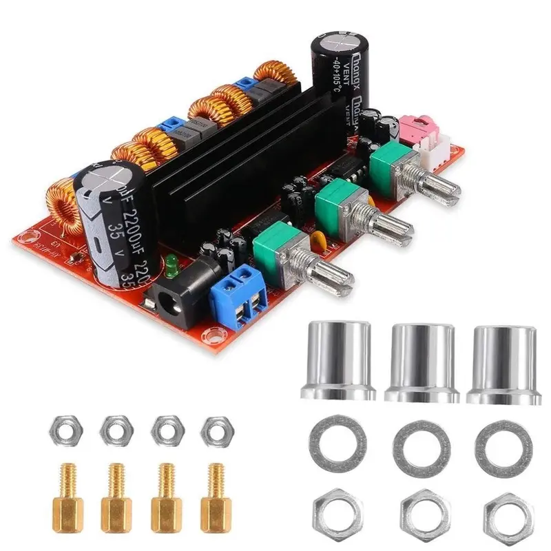 Kit Power Amplifier Class D TPA3116D2 2x50W+100W 2x120W Stereo Subwoofer XH-M139 XH-M543 Amplifier Board 1