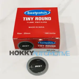 SATUAN BESTPATCH tiny round diameter 25mm karet tambal ban dalam original