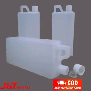 JERIGEN PLASTIK UKURAN 1 LITER BISA COD