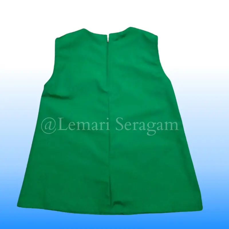 Seragam Sekolah  Rompi Untuk Anak TK PEREMPUAN Warna Biru Benhur, Hijau , Merah 5