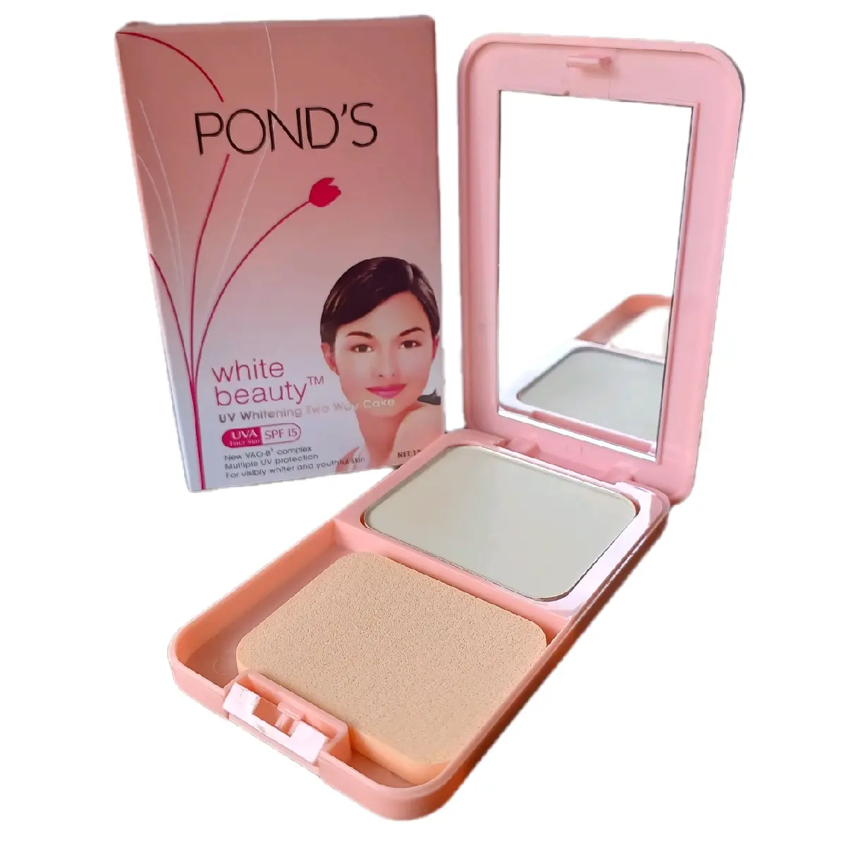 Bedak Ponds Uv Whitening Two Way Cake White Beauty Powder Wajah Hitam Compact two  way