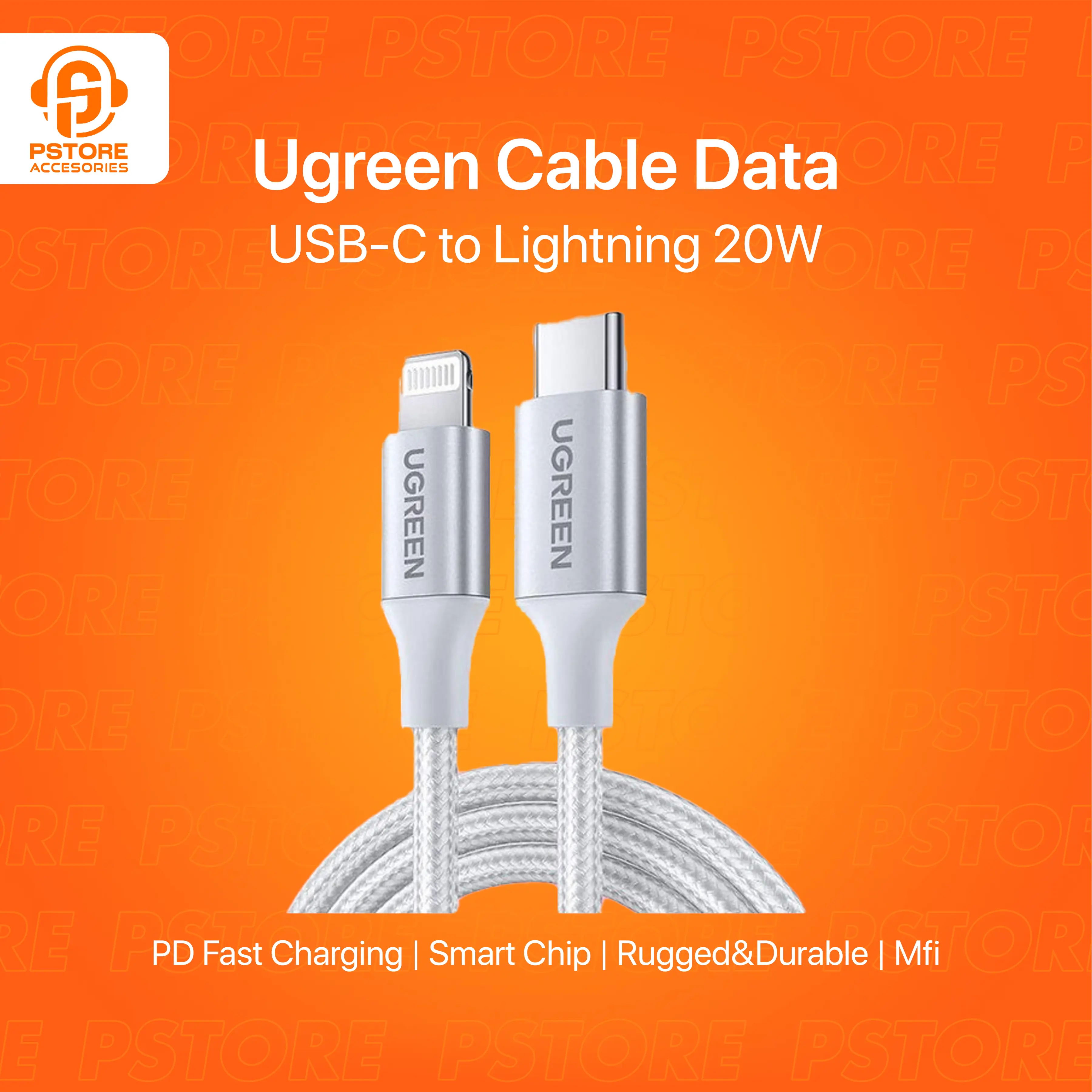 UGREEN CABLE DATA USB-C to Lightning 20W | NEW ORIGINAL