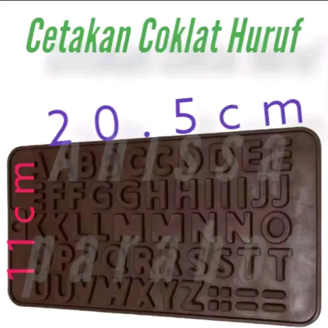 coklat huruf