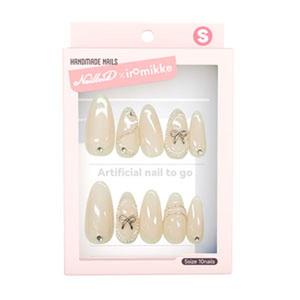 【iromikke公式】ネイルチップ　ネイルブックコラボデザイン　ワンホンネイル　大人シンプル　フェミニン