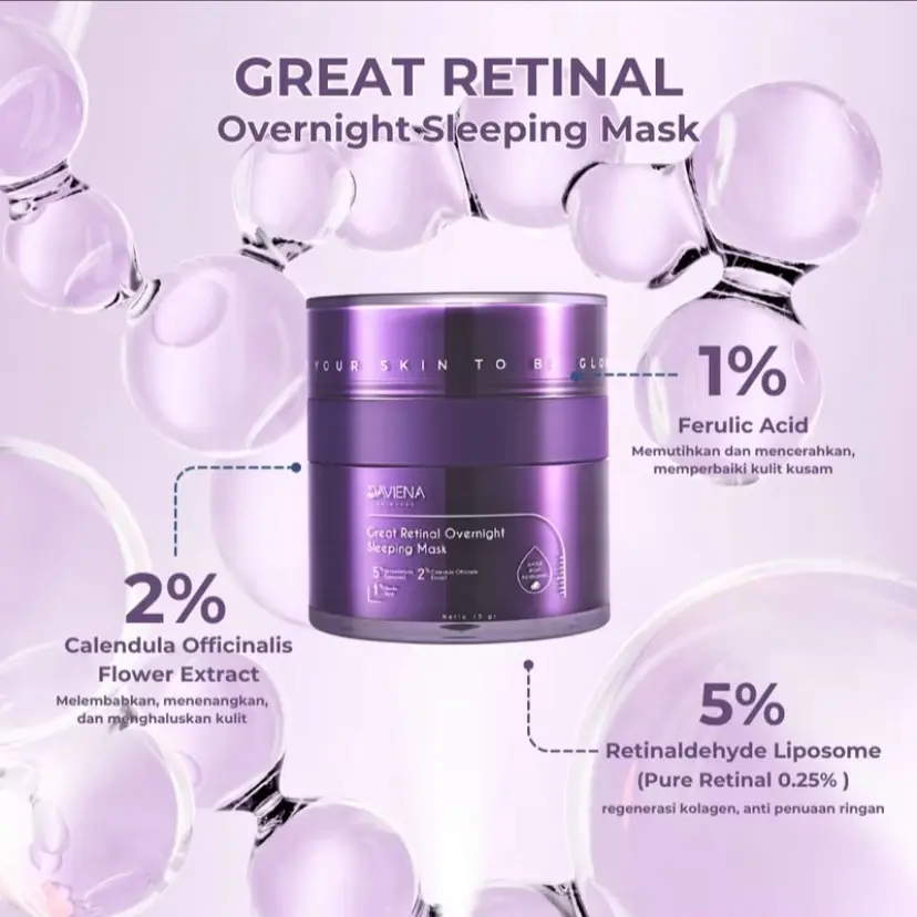 Great RETINAL Overnight sleeping mask DAVIENA ORI