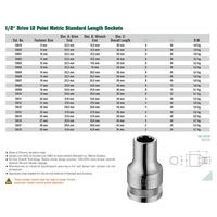 Gambar SATA TOOLS Socket Satuan 1/2 Inch 8 mm 12 point 13619 dari SATA OS Kota Administrasi Jakarta Utara 4 Tokopedia