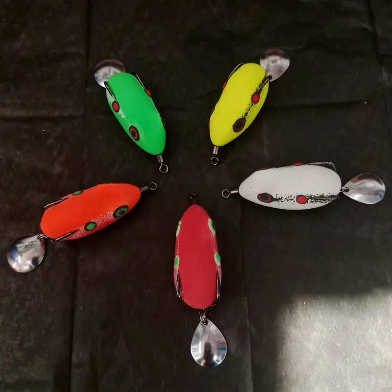 SOFT FROG 4 CM MURAH BERKUALITAS LURE MANCING CASTING IKAN GABUS TOMAN PANCING Umpan 2