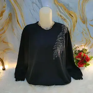 ATASAN SWEATER WANITA TERBARU Dengan Desain Elegan dan Detail Bulu Halus untuk Tampilan Stylish