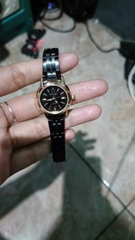 Product Review of Halei Watch 348 L - Jam Tangan Wanita Rantai Stainless Steel Analog Kekinian - Tahan Air dan Garansi 1 tahun. Free Box from B**a 0