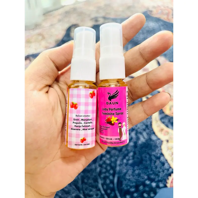 Lady parfume spray cikV Wangi vanilla strawberry