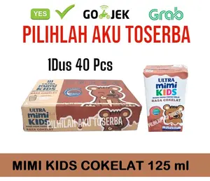Susu Ultra Mimi Kids COKLAT (Cokelat) 125 ml - (1 DUS ISI 40)