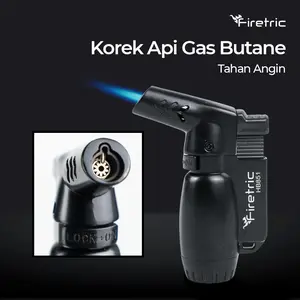 Firetric Korek Api Gas Butane Torch Jet Windproof - HB851