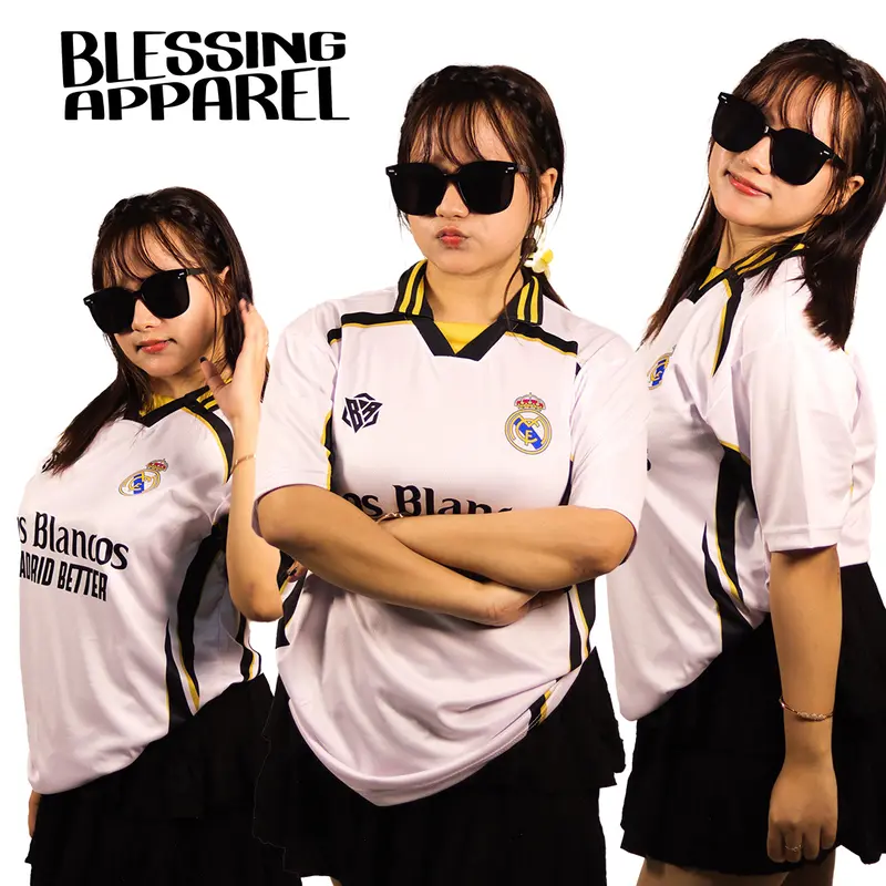 Jersey Fantasy, Real Madrid Full printing vintage retro 4