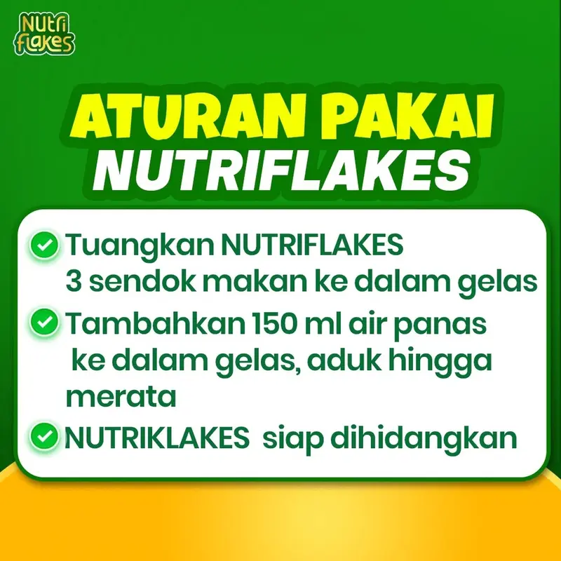 PAKET 3 BOX - NUTRIFLAKES SEREAL UMBI GARUT Granola Kering Susu 3